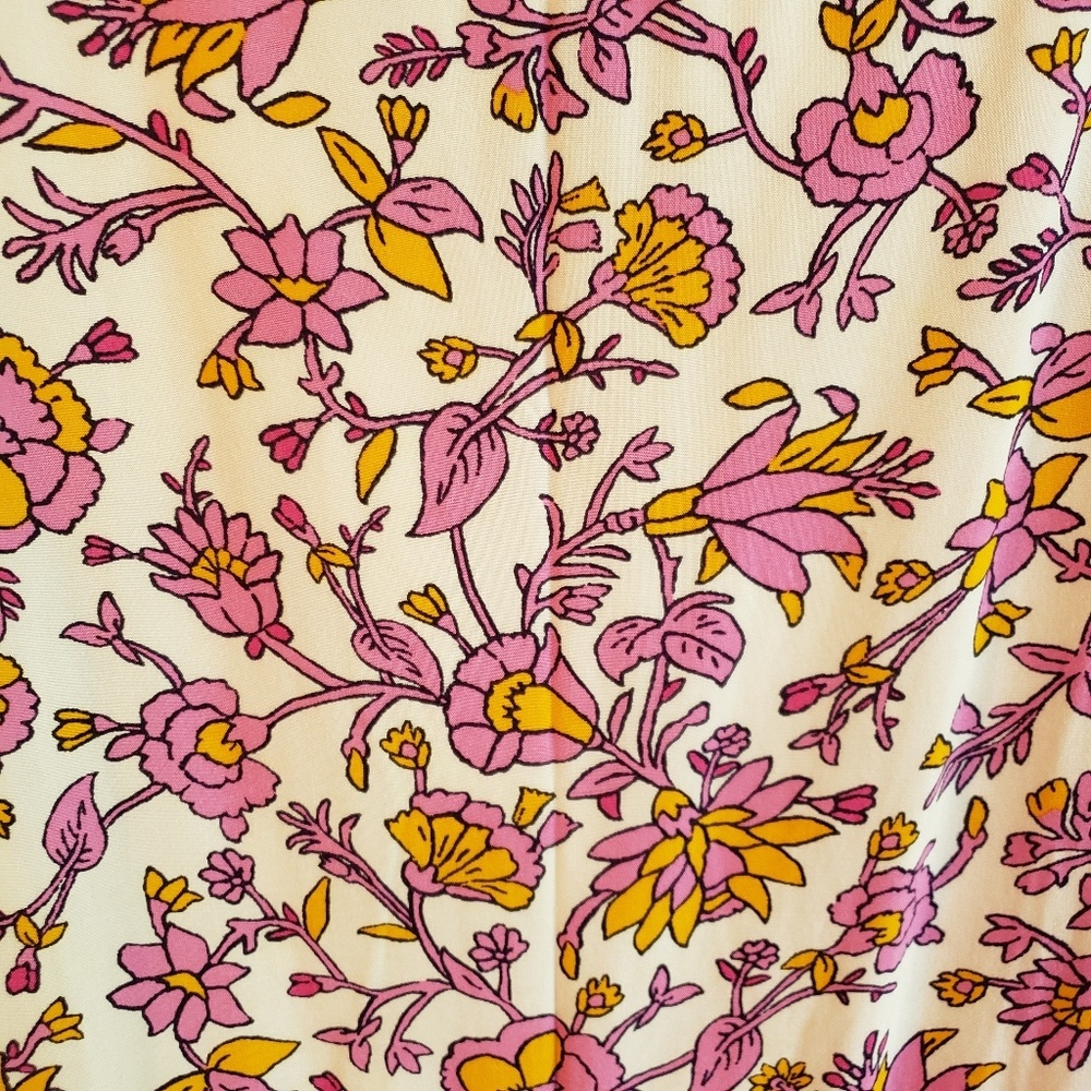 Floral printed fit and flare dress